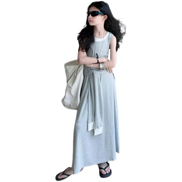 比比我连衣裙 百搭休闲舒适清新 青少年