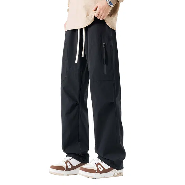 隐狼世家 工装裤男款春夏季户外美式机能伞兵裤子防风防水运动休闲长裤休闲裤 男款