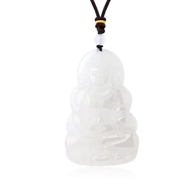 老庙 平安喜乐 国风观音挂坠 新中式民族风精致大气吉祥高级感简约百搭复古#好运连连 玛瑙 吊坠 男女同款情侣款