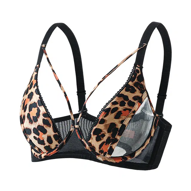 欧迪芬 冰丝轻薄透气上托聚拢防下垂收副乳大胸显小显圆双层软支撑夏季清凉感文胸 女款