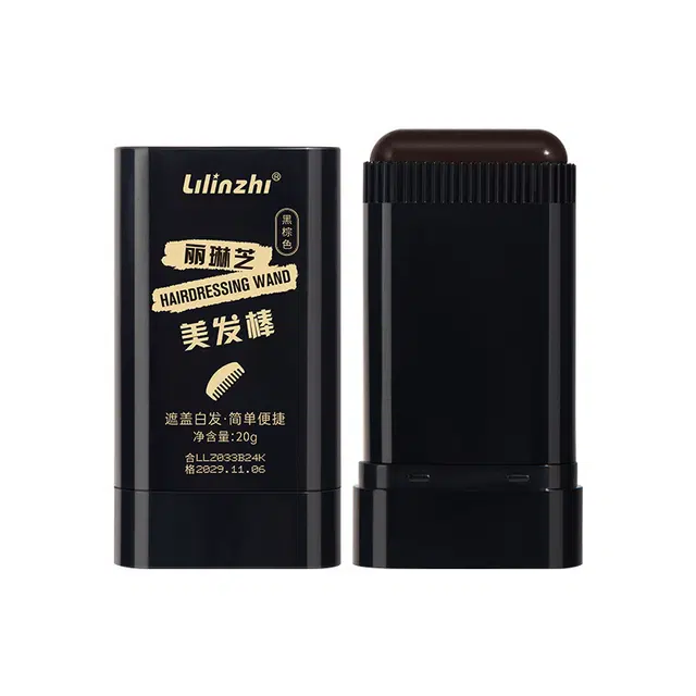 丽琳芝补发笔优雅通用丽琳芝美发棒一次性遮盖白发梳染同步不伤发遮白发际线粉