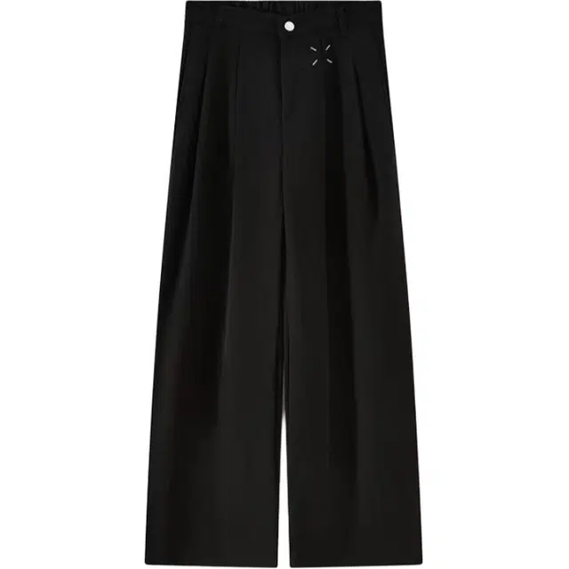 如续 高级感黑色女夏季垂感宽松休闲职业西装长裤休闲裤 女款