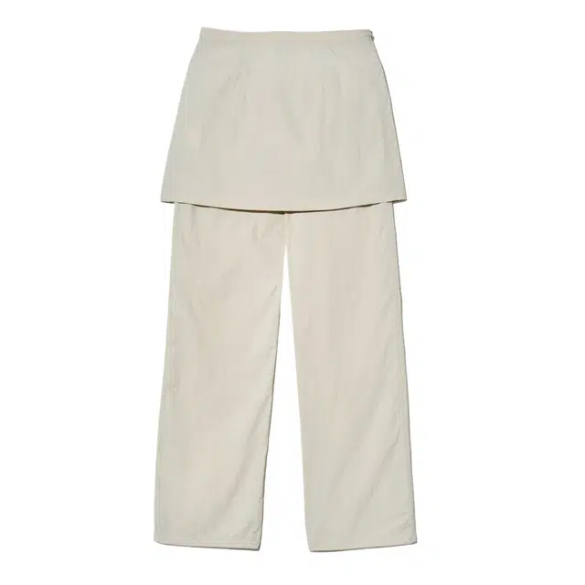 MARITHE FRANCOIS GIRBAUD W LAYERED SKIRT PANTS light
