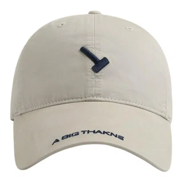 浪莎 锤子刺绣简约立体加大加深 棉 鸭舌帽 男女同款情侣款