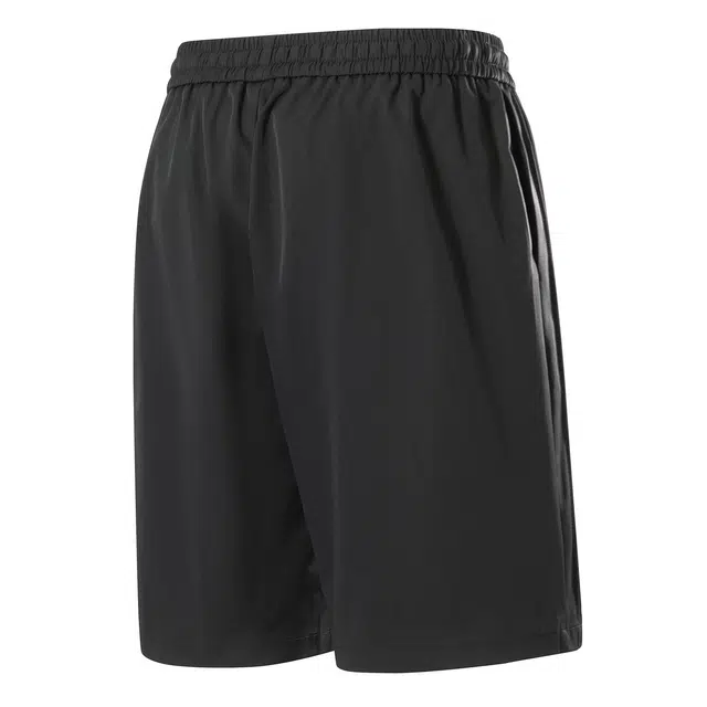 普鲁士多特蒙德 美式复古街头简约基础褶皱设计纯色字母队徽潮牌印花宽松舒适百搭时尚潮流通勤透气凉感吸湿排汗速干运动五分休闲短裤 男女同款