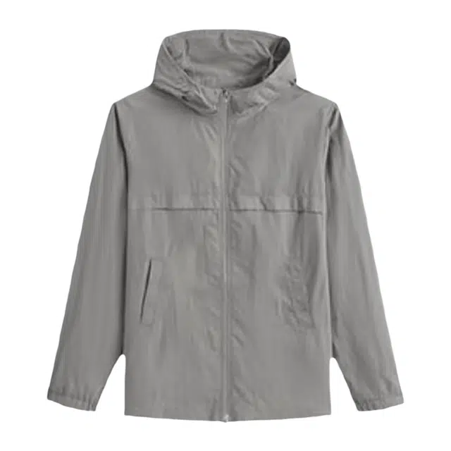 米子旗 冰丝轻薄防紫外线常规长袖连帽百搭外套防晒服 女款