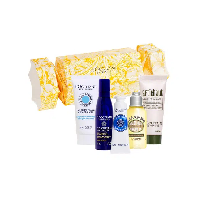 欧舒丹 蜡菊爽肤水卸妆护手霜小样套装 保湿清洁 五件套