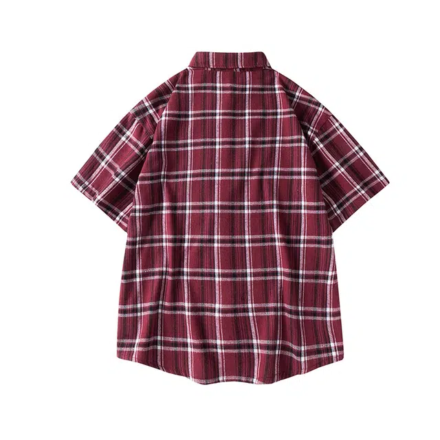 左岸 夏季美式休闲风百搭时尚潮流活力个性青春日常通勤户外活动宽松舒适透气吸汗帅气冰爽潮牌衬衫 男款