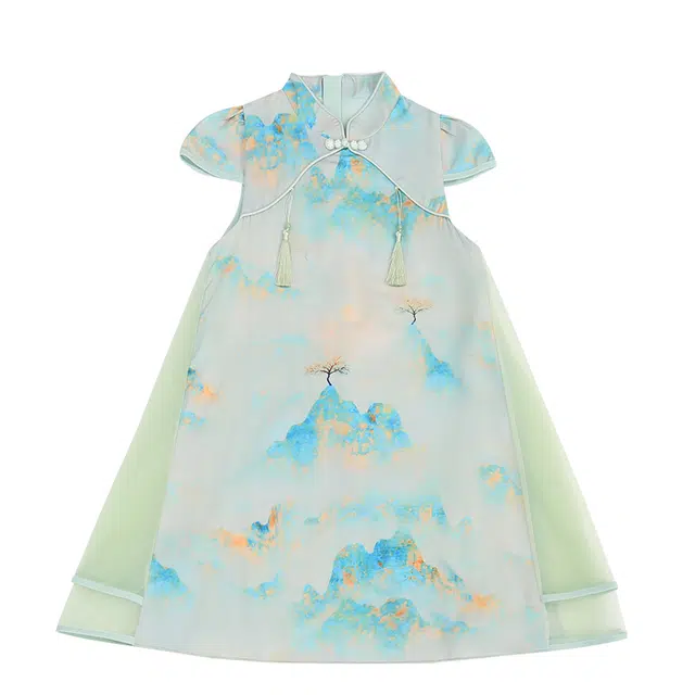 天才小熊汉服 舒适简约清新 儿童款