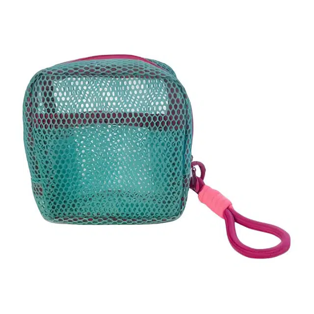 巨晶多巴胺豆腐包多层网纱化妆品收纳豆腐包便携超轻网格杂物多用途桌面小包大容量包