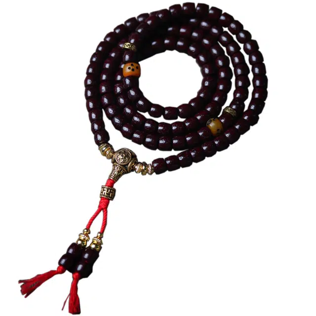 得笙陌 国潮朱砂供搭配牛骨小众精制品#好运 星月菩提 手串 男女同款情侣款