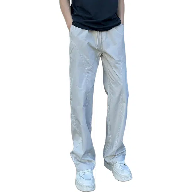 帝狼牛 夏季尼龙速干薄款三防显瘦伐木百搭工装裤休闲裤 男女同款