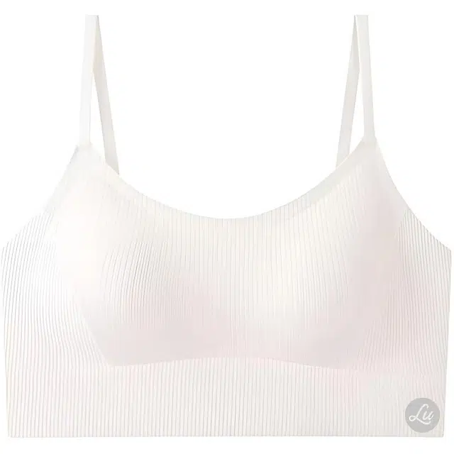 潞优野 轻盈透气舒适简约背心无钢圈小胸聚拢薄款自带胸垫吊带 女款
