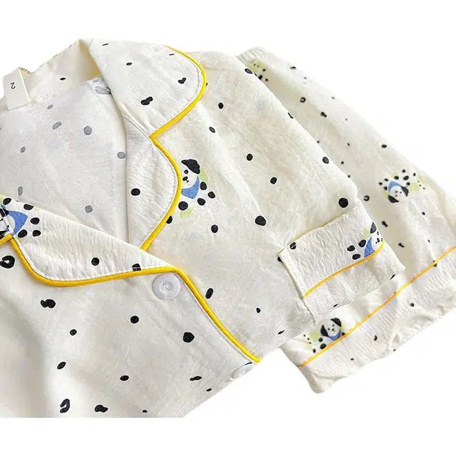 顶瓜瓜 夏季女可爱印花舒适简约设计柔软透气面料家居服睡衣套装 女款