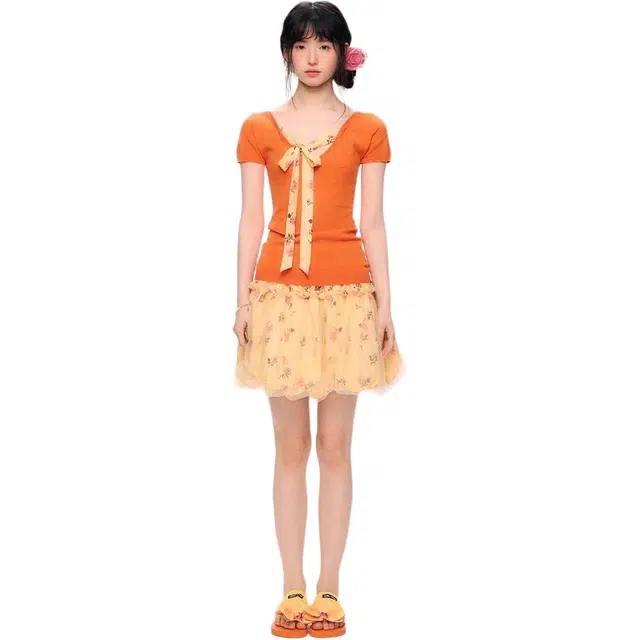 囍鱼少女 舒适休闲简约百搭裙装套装 女款