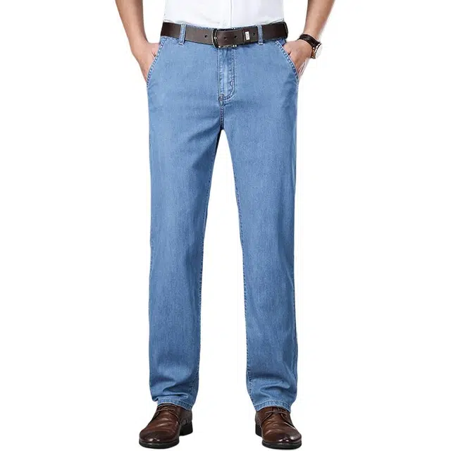 太子龍 品牌男装男士夏季休闲长裤爸爸装裤子牛仔裤 男款