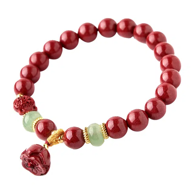 【匠心手作 好运莲莲】 灵菲 真品带证书高含量紫金砂莲蓬转运珠本命年必备佛珠 #好运转运招财平安礼盒 朱砂 手串 男女同款情侣款