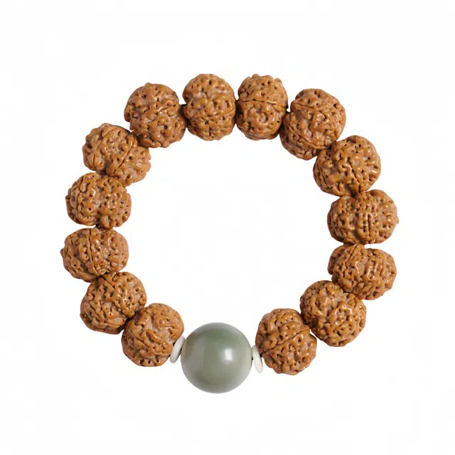 宣华意 文玩精品原籽六瓣盘玩单圈#好运 金刚菩提 手串 男女同款情侣款