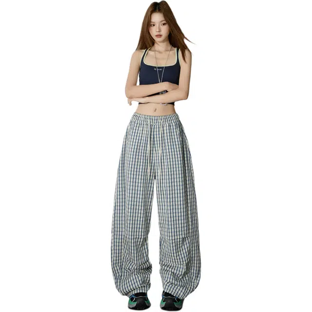 玫丝朵 美式复古潮流百搭休闲裤 女款