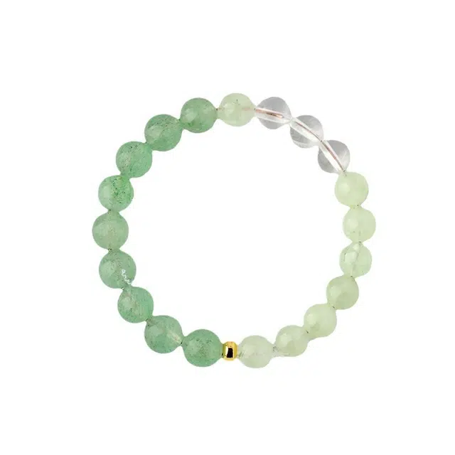 陌阡雪 新中式清冷感 小众轻奢小清新文艺 提升自信 转运纳福 时尚精致百搭#好运 草莓晶 手串 女款