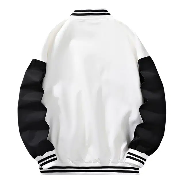 普鲁士多特蒙德 棒球服外套男春夏季潮牌美式高街痞帅青少年宽松休闲撞色拼接设计感夹克 男女同款