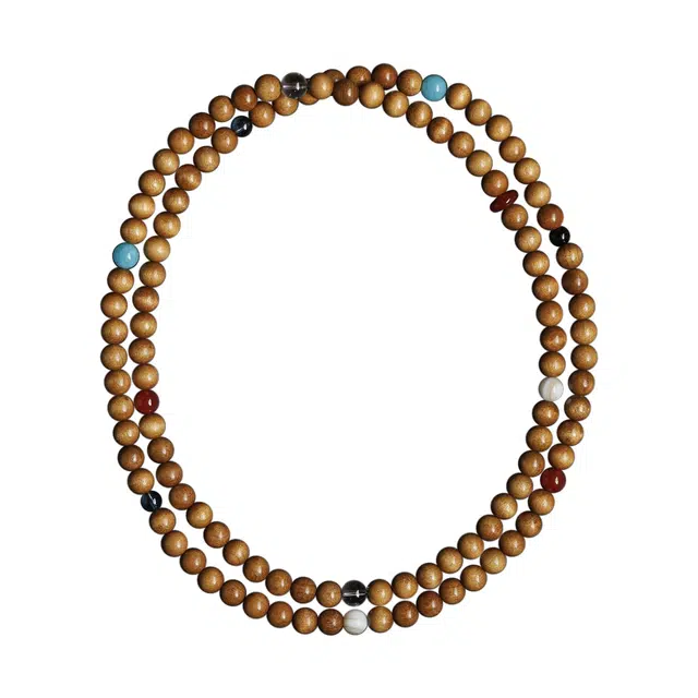 芳缘小傅 正宗文玩佛珠 简约时尚高档小众 诸事顺利时来运转八方来财 #好运静月 楠木 手串 男女同款情侣款