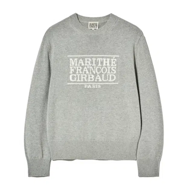 MARITHE FRANCOIS GIRBAUD CLASSIC LOGO KNIT PULLOVER
