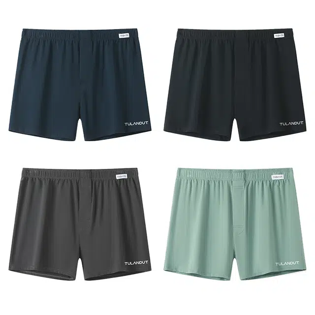 图兰朵 简约设计舒适透气高弹面料休闲搭配轻盈吸汗柔软平角内裤 男款