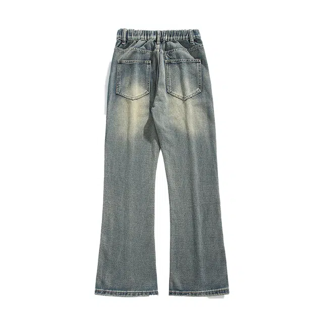 DOENU Vintage High Waist Straight Jeans