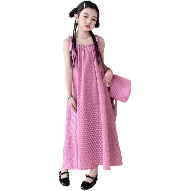 比比我连衣裙 仙气可爱亲肤无袖 中小童