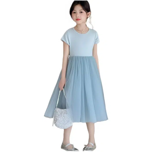 比比我连衣裙 时尚个性亲肤短袖 中小童