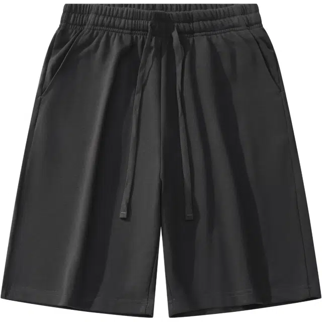 卡丹狄诺 系带商务舒适百搭纯色休闲短裤 男款