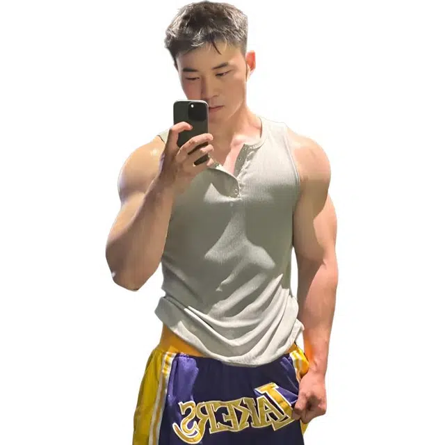 单爵 港风宽松休闲上衣背心 男女同款