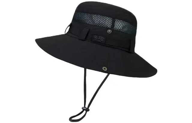 优幽兰 休闲百搭大帽檐西部牛仔风帽子户外登山旅游防紫外线遮阳帽学生时尚潮流遮脸太阳帽 锦纶 防晒帽 男款