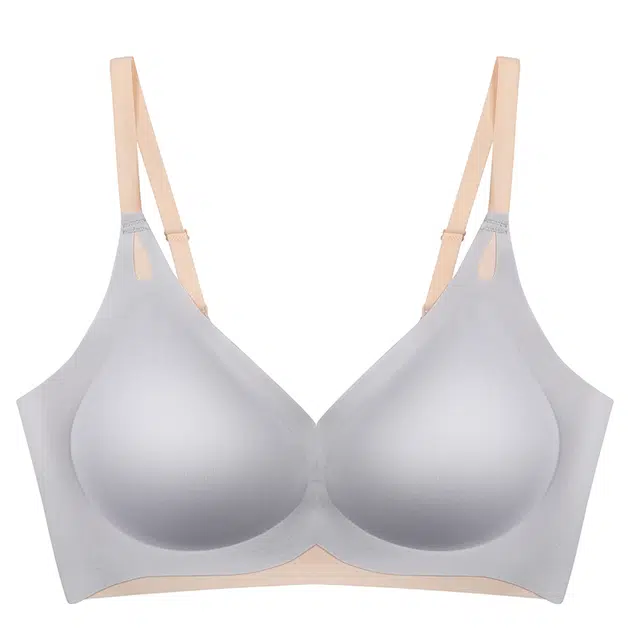 艾诗塔 无痕内衣女聚拢防下垂小胸显大夏季薄款上托无钢圈美背文胸罩 女款