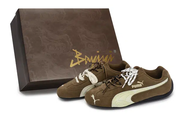 PUMA Speedcat White Yellow Brown