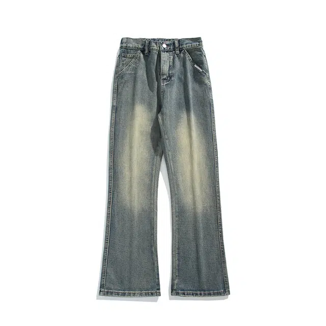 DOENU Vintage High Waist Straight Jeans