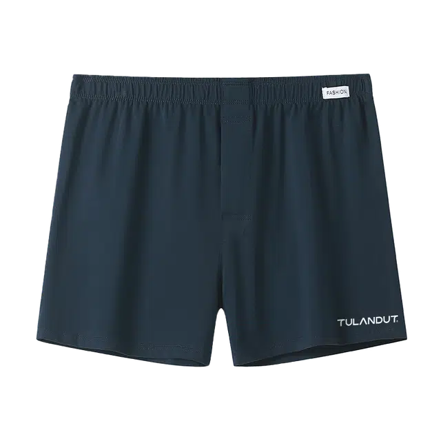 图兰朵 舒适简约时尚轻薄无痕吸汗透气弹力轻盈柔软平角内裤 男款