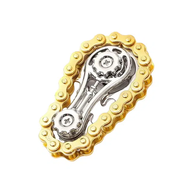 猴大使 大小齿轮链条金属链条 指尖陀螺