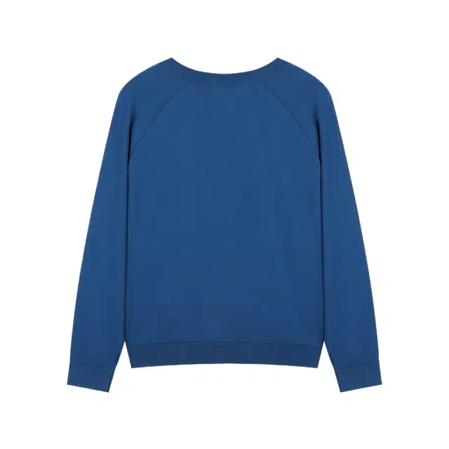 BESLOW CREW NECK RELAXED SHORT CARDIGAN