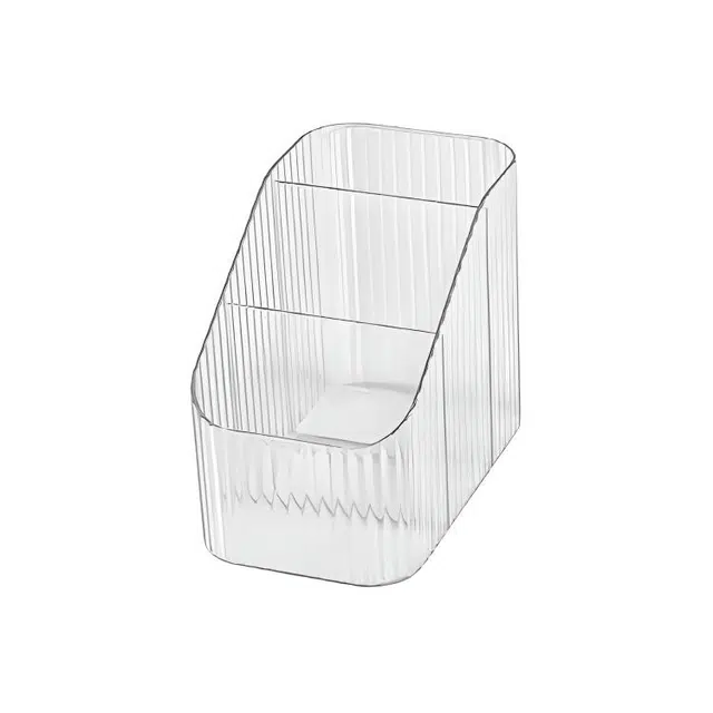 巨晶 透明收纳盒化妆品梳妆台桌面口红宿舍笔筒盒置物架桌上护肤品