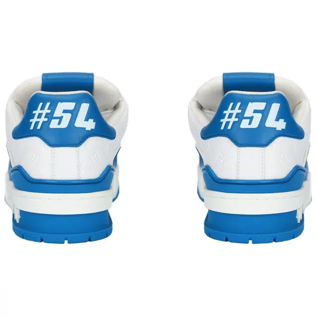 Louis Vuitton Trainer Lace-Up White Blue