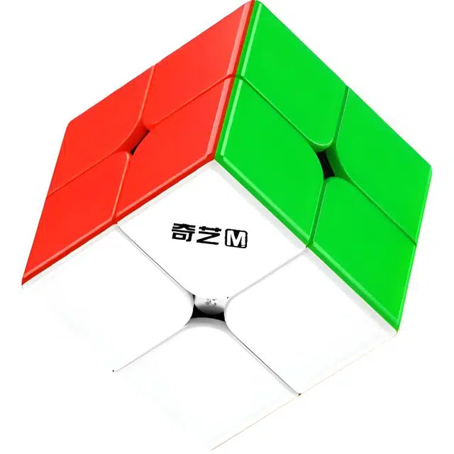 奇艺 磁力版二阶顺滑 竞速比赛 魔方