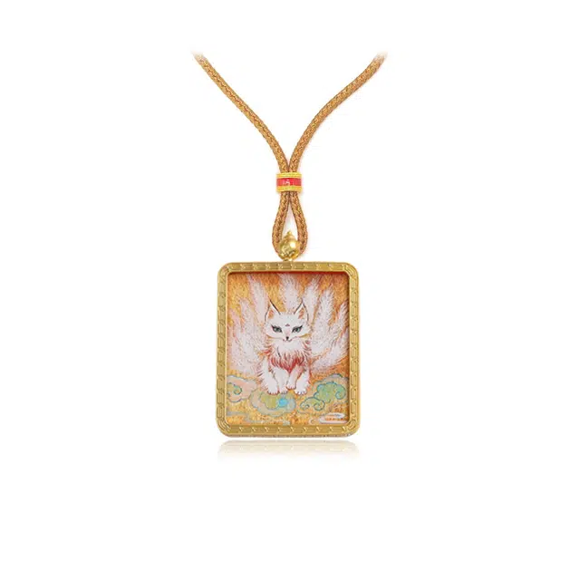 玉临门 【招财进宝运气好】生肖顺利 本命佛 水逆绝缘体 水逆退散唐卡复古民族风手工绳#好运 合金 项链 男女同款情侣款