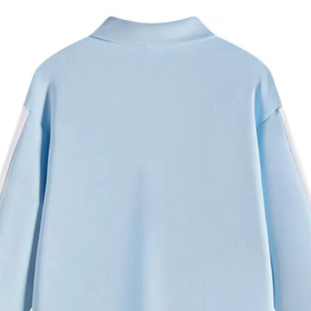 安踏儿童 舒芙蕾卫衣系列 针织套头长袖卫衣 冰凉蓝 青少年