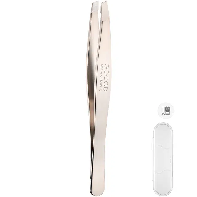 古迪 德国高精密眉夹 眉毛夹单簇小镊子眉夹修眉拔毛钳假睫毛夹子拔胡子