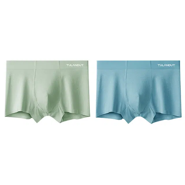 图兰朵 无痕舒适抗菌透气柔软无痕设计轻薄亲肤轻盈平角内裤 男款