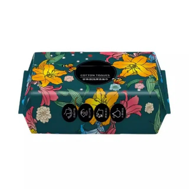 巨晶 洗脸巾一次性毛巾加厚洗面擦脸巾不掉毛洁面珍珠纹绵柔巾 干湿两用