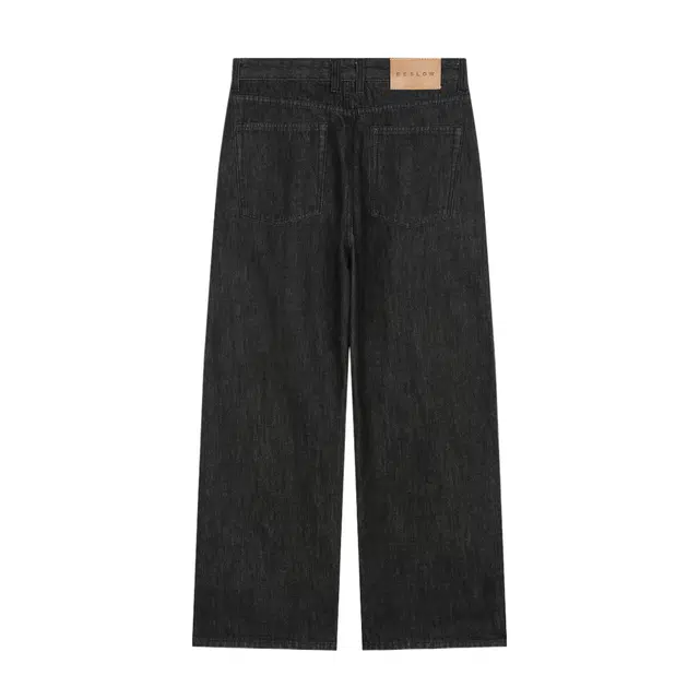 BESLOW WIDE FIT TWO TUCK SELVAGE DENIM PANTS