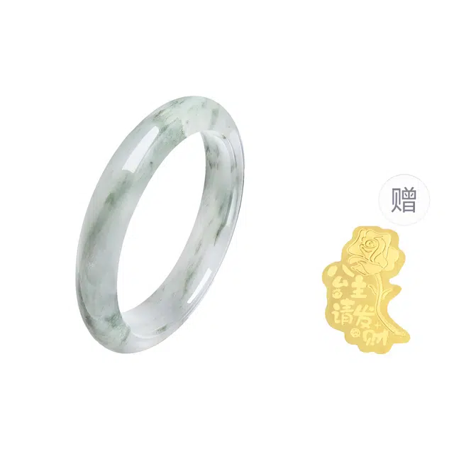 【甄选特级多翠】 水贝 新中式宫廷风古典 清冷优雅青山黛日常通勤百搭 吉祥如意平安顺遂雅韵轻奢质感 #好运 天然 天山翠 手镯 女款